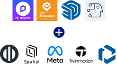 Trimble Connect D5render enscape Twinmotion